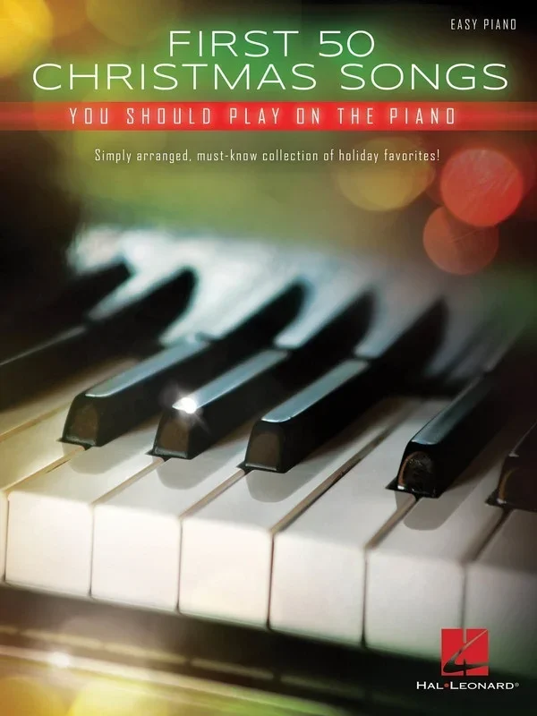 First 50 Christmas Songs You Should Play On The Piano (Softcover Book)