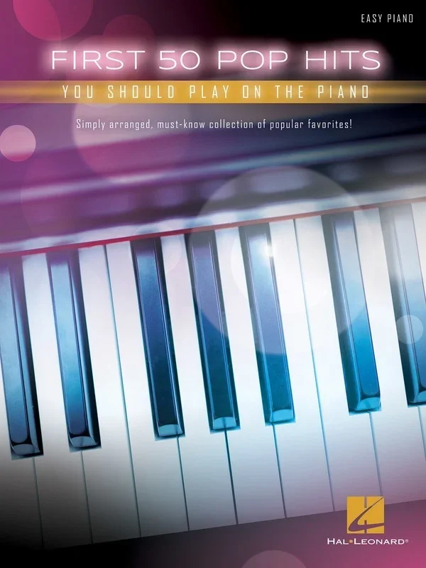 First 50 Pop Hits You Should Play On The Piano (Softcover Book)