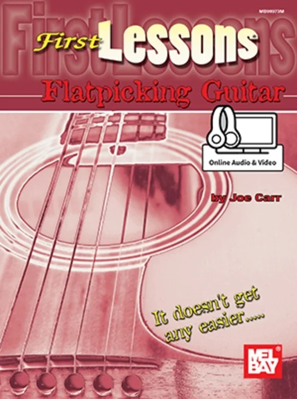 First Lessons Flatpicking Guitar Book/Oa/Ov (Softcover Book/Online Media) Book