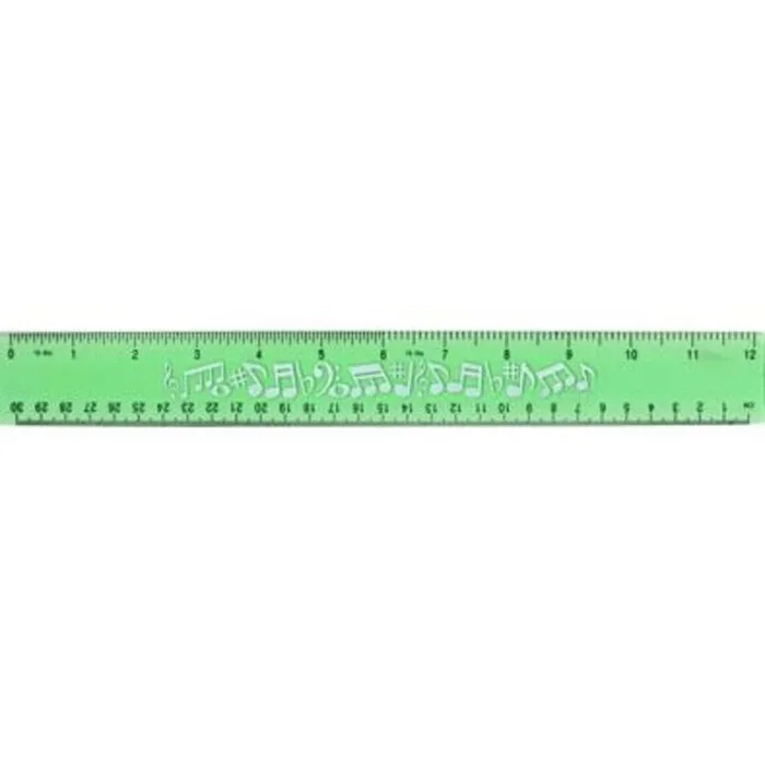 Flexible Ruler 12″ Green