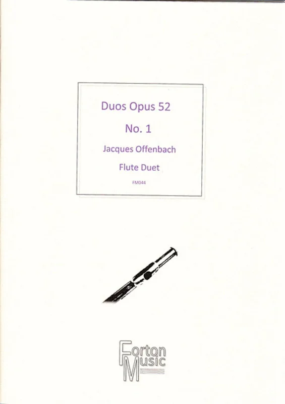 Flute Duos Op 52 No 1 Book