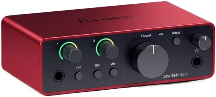 Focusrite Scarlett Solo USB-C Audio Interface (Gen 4)