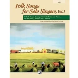 Folk Songs for Solo Singers, Vol. 1 – High Voice