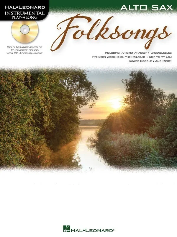 Folksongs Book/CD Alto Saxophone (Softcover Book/CD)