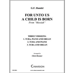 For Unto Us a Child Is Born – Tuba and Piano