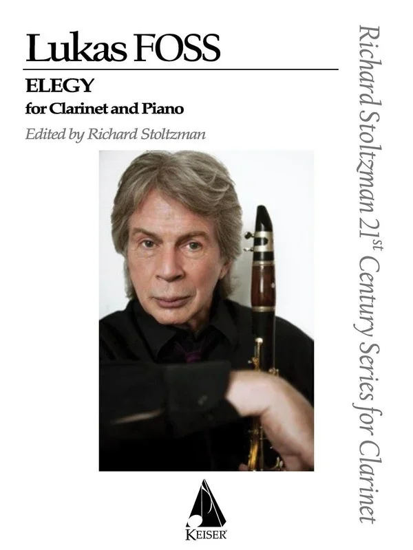 Foss – Elegy For Clarinet And Piano (Softcover Book)