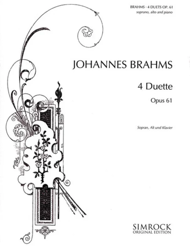 Four Duets Op 61 (S/A/ Sa)