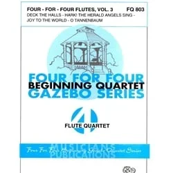 Four For Four Flutes, Vol. 3 (Christmas) – Flute Quartet