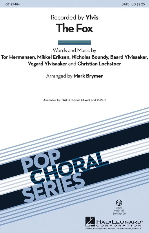 Fox (What Does The Fox Say) SATB (Octavo)