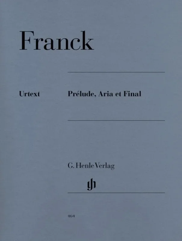 Franck – Prelude Aria Et Final (Softcover Book)