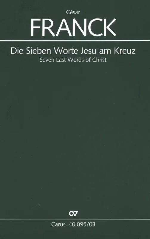Franck: Seven Last Words of Christ