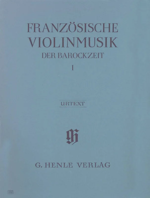French Violin Music of the Baroque Era – Volume 1