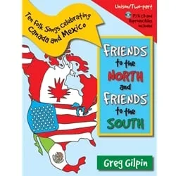 Friends to the North, Friends to the South (Canada & Mexico) – Book/CD