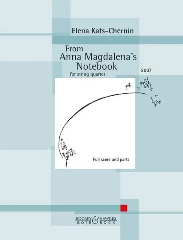 From Anna Magdalenas Notebook String Quartet Score/Parts Book