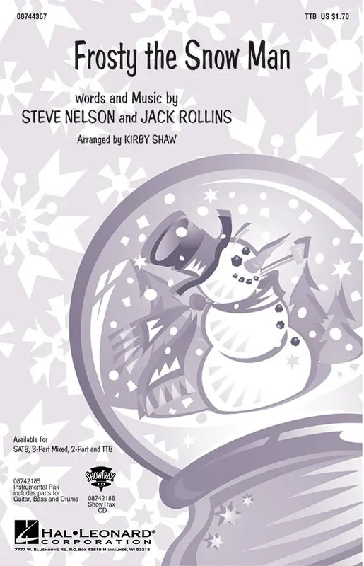 Frosty The Snow Man TTB (Octavo)