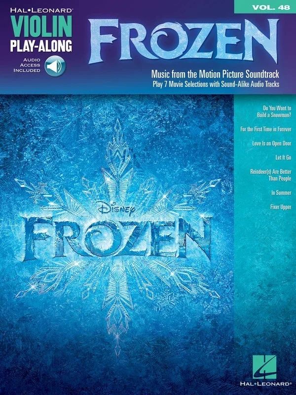 Frozen Violin Playalong V48 Book/Online Audio (Softcover Book/Online Audio)