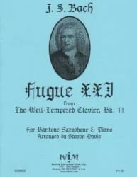 Fugue 21 – Baritone Sax and Piano
