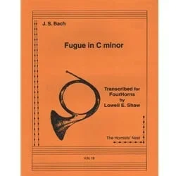 Fugue in C Minor – Horn Quartet