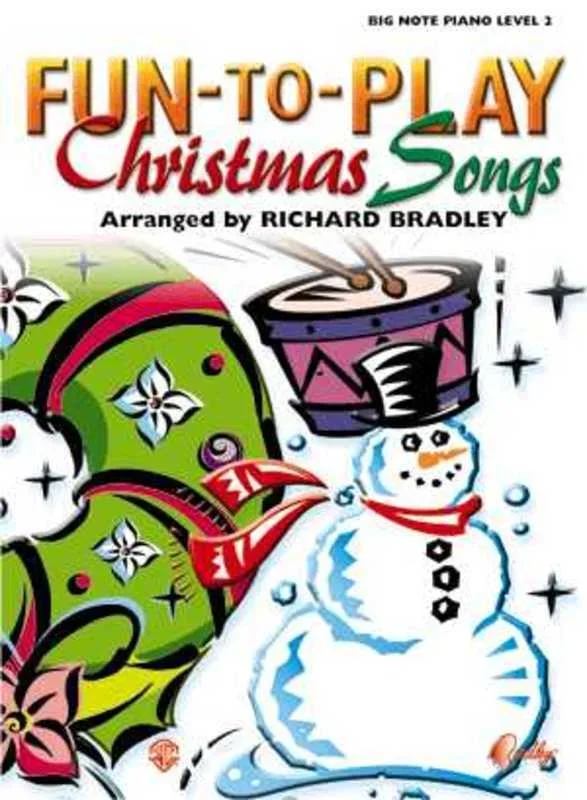 Fun To Play Christmas Songs Big Note Arr Bradley Book