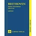 G. Henle Verlag Missa Solemnis D Major Op. 123 (Study Score) Henle Study Scores Series Softcover by Ludwig van Beethoven Standard