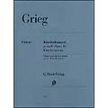 G. Henle Verlag Piano Concerto A minor Op. 16 By Grieg Standard