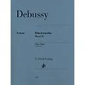 G. Henle Verlag Piano Works Henle Music Folios Softcover Composed by Claude Debussy Edited by Ernst-Gunter Heinemann Standard