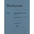 G. Henle Verlag Six Variations in F Major Op. 34 for Piano Solo by Ludwig van Beethoven Edited by Felix Loy Standard
