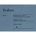 G. Henle Verlag Symphonies Nos. 1 and 2 Henle Music Folios Softcover Composed by Johannes Brahms Edited by Robert Pascall Standard