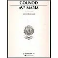 G. Schirmer Ave Maria In E Flat for Medium Voice By Bach / Gounod Standard