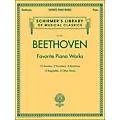 G. Schirmer Beethoven: Favorite Piano Works – Schirmer’s Library Of Musical Classics LB 2071 By Beethoven Standard