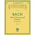 G. Schirmer Well Tempered Clavier Book 1 Piano By Bach Standard