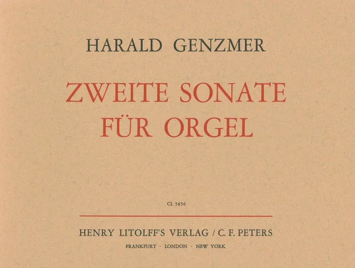 Genzmer: Organ Sonata No. 2