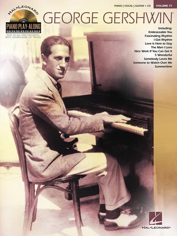 George Gershwin Piano Play Along Book/CD V71 (Softcover Book/CD)