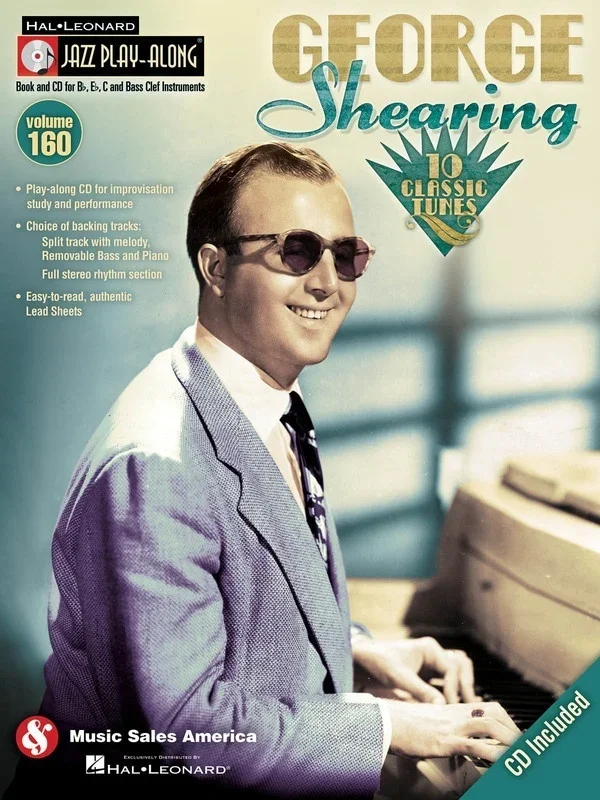 George Shearing Jazz Play Along Book/CD V160 (Softcover Book/CD)