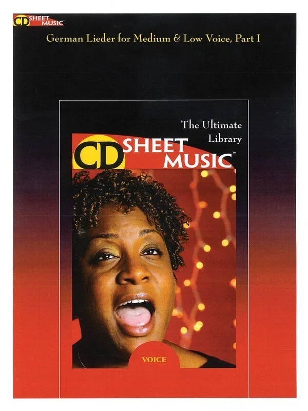 German Lieder Medium and Low Voice Part I CDr She (CD-Rom Only)