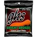 GHS BB10U 80/20 Bronze Ultra Light Acoustic Guitar Strings Standard