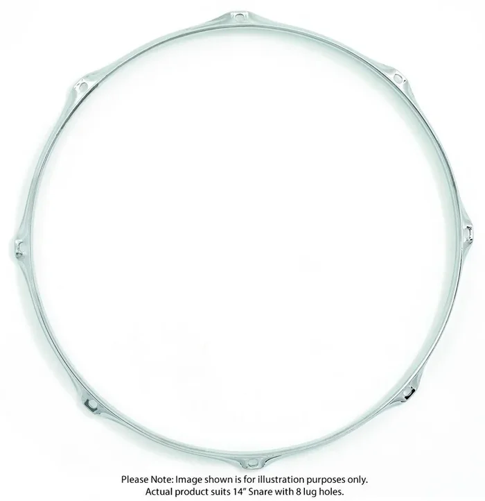 Gibraltar 14″/8 Lug Snare Side Steel Power Hoop (Pk-1)