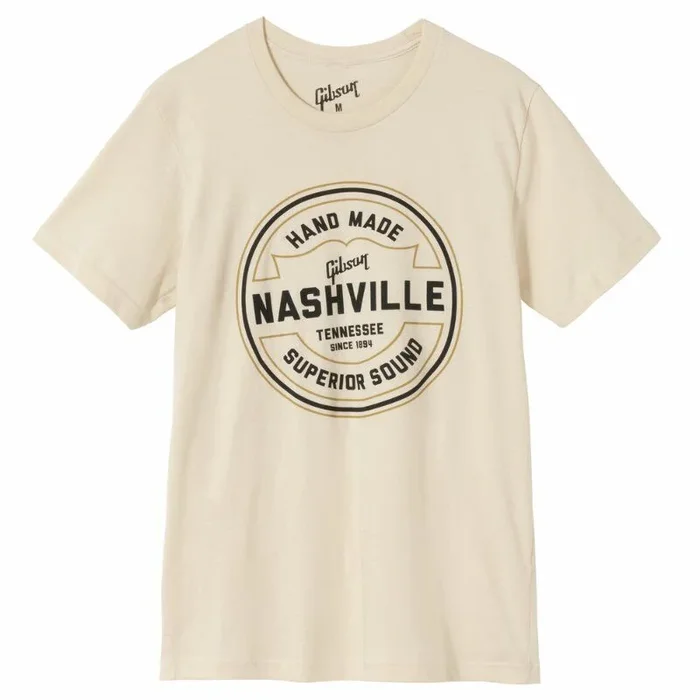 Gibson Handmade Nashville Tee – Cream – Size Small