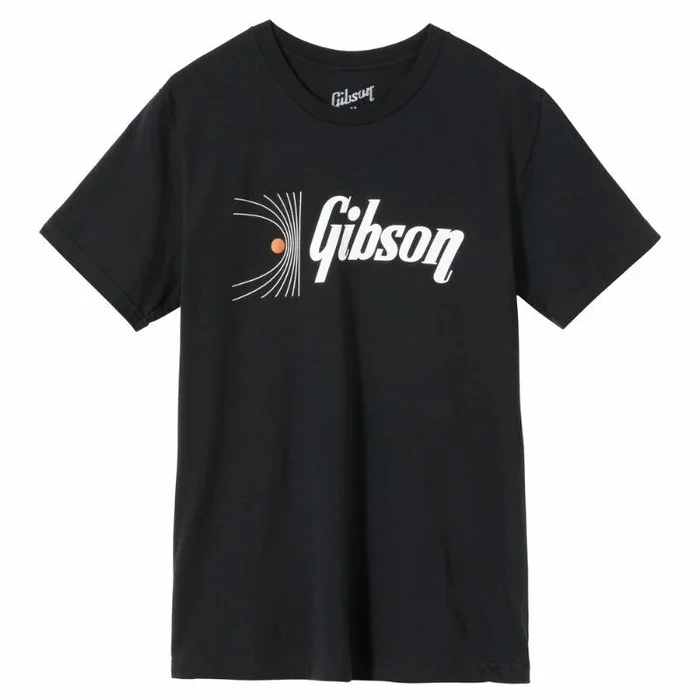 Gibson Soundwave Black T-Shirt Size Medium