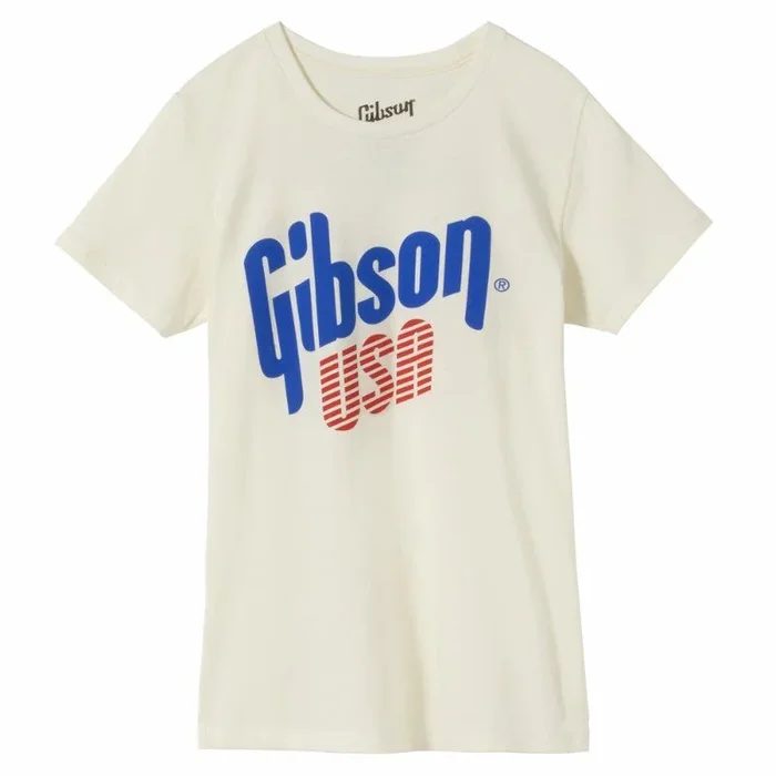 Gibson USA Women’s Vintage White Tee – Large