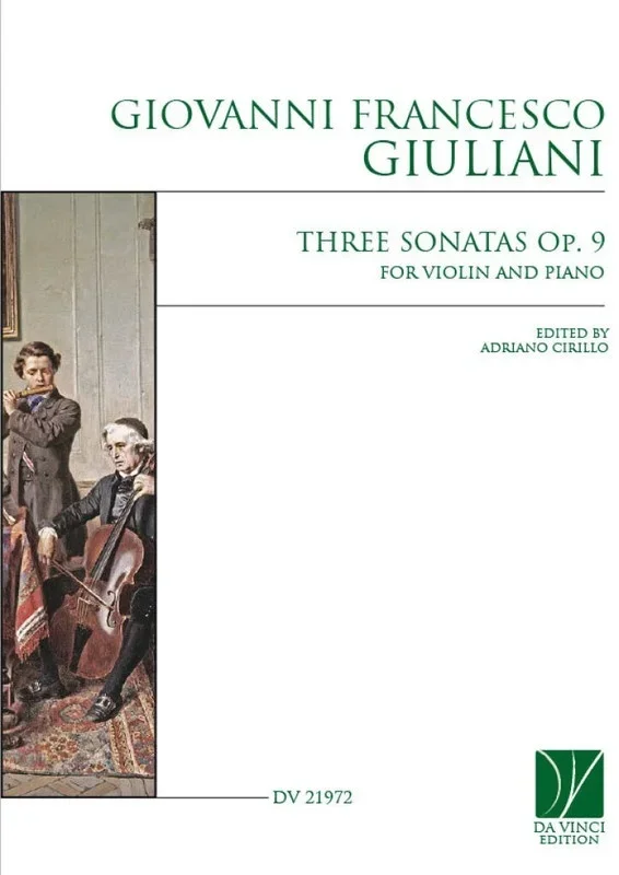 Giuliani – 3 Sonatas Op 9 For Violin/Piano Softcover Book (Violin)