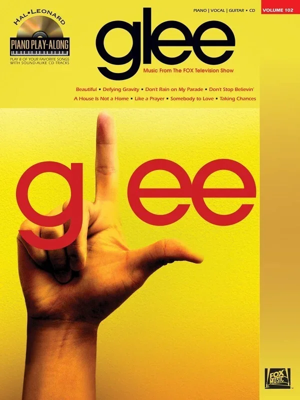 Glee Piano Play Along Book/CD V102 (Softcover Book/CD)