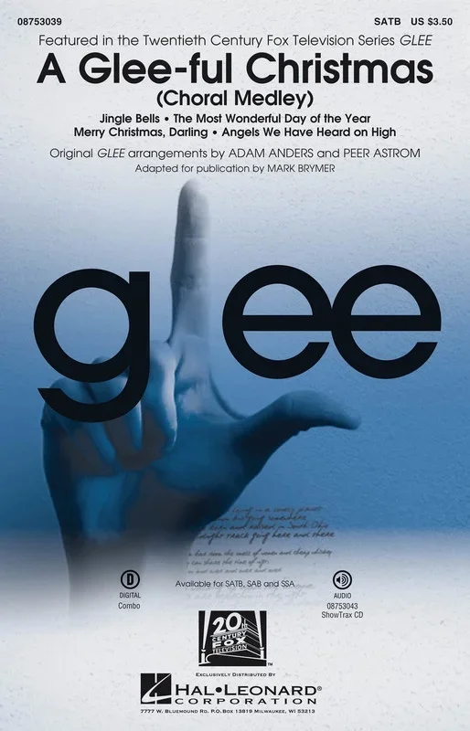 Gleeful Christmas From Glee ShowTrax CD (CD Only)