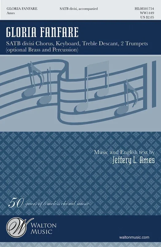 Gloria Fanfare Brass/Percussion Pts (Music Score/Parts)
