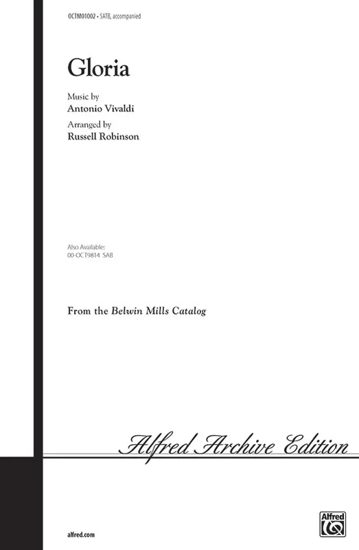 Gloria SATB/Piano