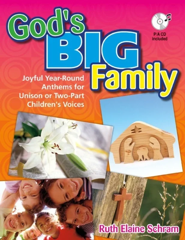 Gods Big Family Unison Or 2 Part Book/CD
