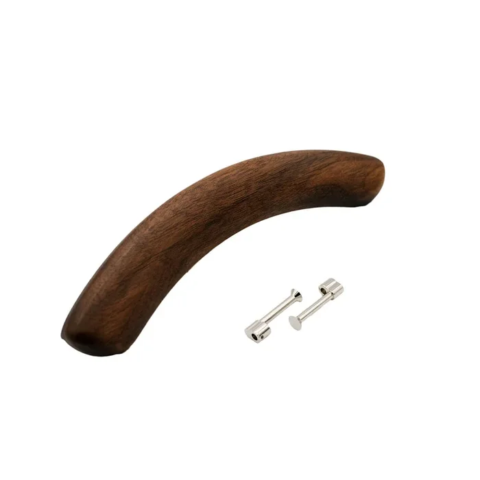 Gold Tone Little Mountain Armrest Walnut