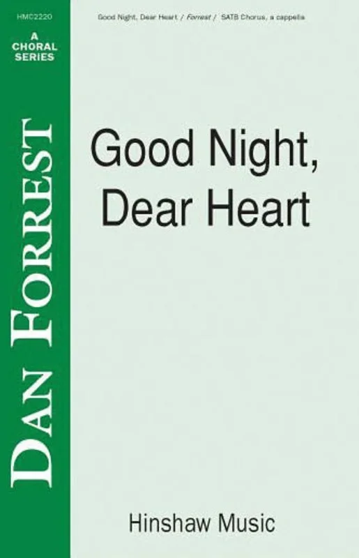 Good Night Dear Heart SATB Opt A Cappella (Octavo)