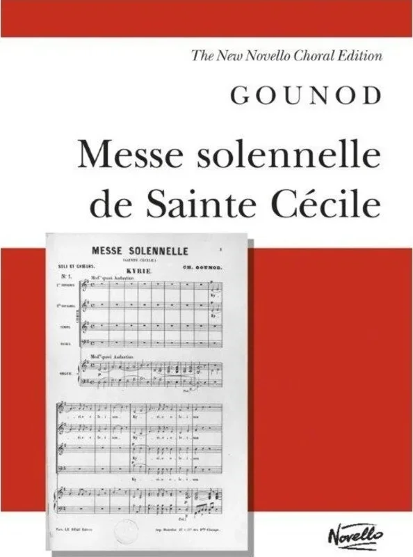 Gounod Messe Solennelle St Cecile V/Scor (Softcover Book)