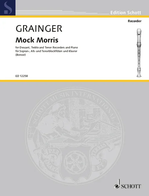 Grainger: Mock Morris (arr. for SAT recorders & piano)